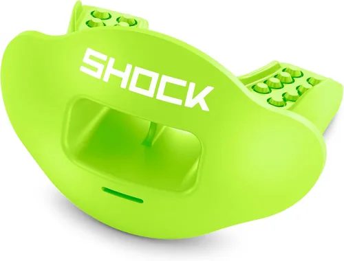 Miniatura 4 de Shock Doctor Protector de labios, protector bucal para adultos y jóvenes con correa, boquilla de fútbol transpirable de apertura ancha para jóvenes