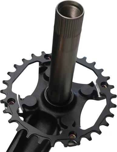 Miniatura 4 de Juego de bielas de 6.693 in 30T 32T 34T 36T 38T Bicicleta de montaña de una sola velocidad Ciclismo Bicicleta de carretera Juego de brazo de manivela