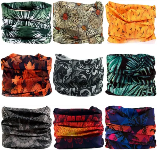 Miniatura 22 de VANCROWN - Diadema, bufanda, cinta para la cabeza, cubrebocas, bandana, para mujeres y hombres