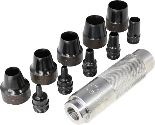 Miniatura 8 de Mayhew Tools 66012 - Punzón hueco, juego de 10 piezas, color negro