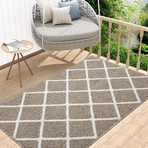 Miniatura 6 de Finchitty Alfombra para Puerta Interior, Resistente a la Suciedad y Absorbente, de Perfil Bajo, Antideslizante, Alfombras de Piso Interior Lavables