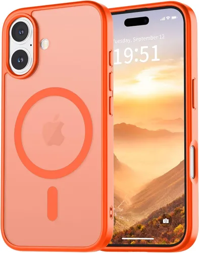 Miniatura 86 de vnnink para iPhone 12 y iPhone 12 Pro, funda de teléfono celular translúcida con protección contra caídas de grado militar, mate magnética