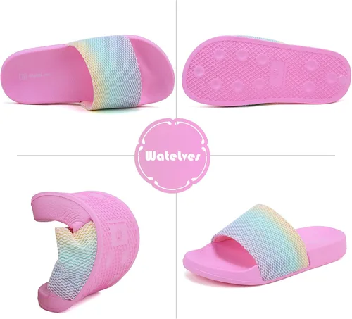 Miniatura 4 de WateLves Sandalias de verano para niñas y niños, para exteriores, playa, piscina, ducha (niños pequeñosniños grandes)