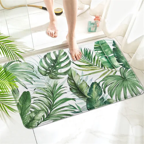 Miniatura 19 de Alfombra Tapete de Baño Abstracta Boho de Mediados de Siglo - Alfombra de Baño de Goma Antideslizante Absorbente Suave para Bañera Ducha Lavabos