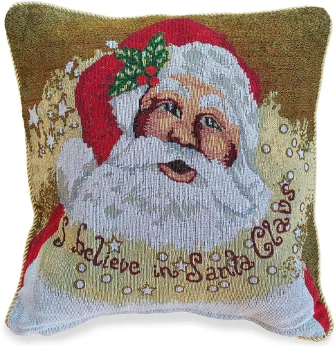 Miniatura 2 de Juego de 2 fundas de almohada con diseño de Navidad Believe in Santa