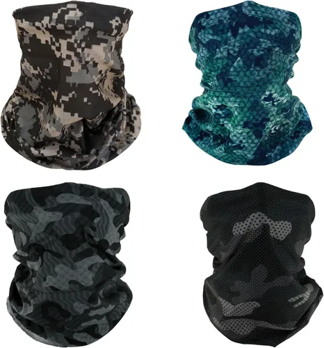 4 bandanas multiusos para mujeres y hombres