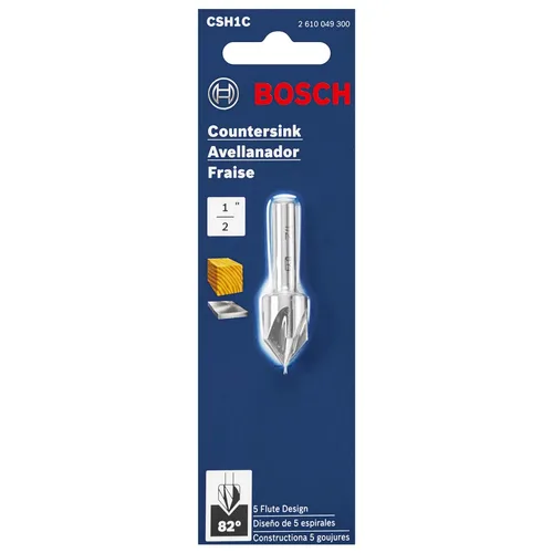 Miniatura 3 de BOSCH Avellanador HSS de 1/2 pulgada CSH1