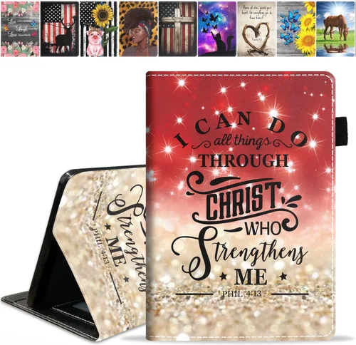 Miniatura 19 de Funda para tableta Amazon Kindle Fire 7 (pantalla de 7 pulgadas, 12ª generación, versión 2022), funda de piel sintética prémium con función