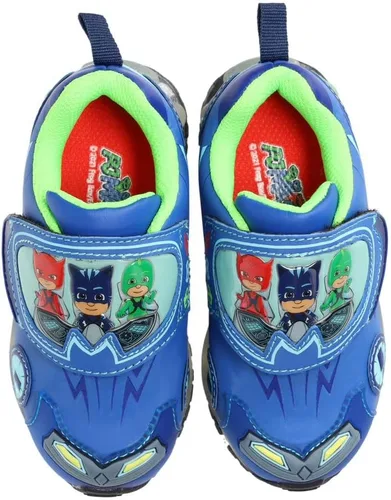 Miniatura 2 de PJ Masks Toddler Light Up Shoes, Athletic Shoe with Hook and Loop Strap