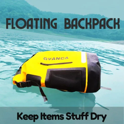 Miniatura 5 de Mochila impermeable con bolsa seca para kayak, mochila impermeable con tapa enrollable para kayak, bolsa seca flotante para actividades al aire
