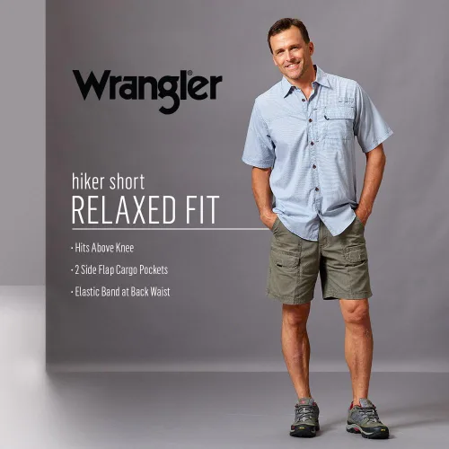 Miniatura 8 de Wrangler Authentics Pantalones cortos de lona para senderismo para hombre
