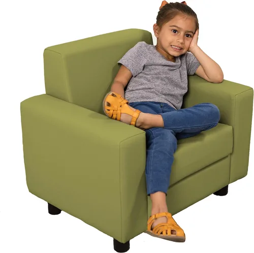 Miniatura 16 de Factory Direct Partners SoftScape Inspired Playtime - Silla de lectura clásica, muebles tapizados de grado comercial para niños, para el hogar