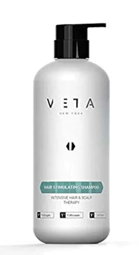 Champú estimulante para el crecimiento del cabello. Tratamiento sin medicamentos con trichogen y follicusan para hombres y mujeres - 27 fl. oz - Veta