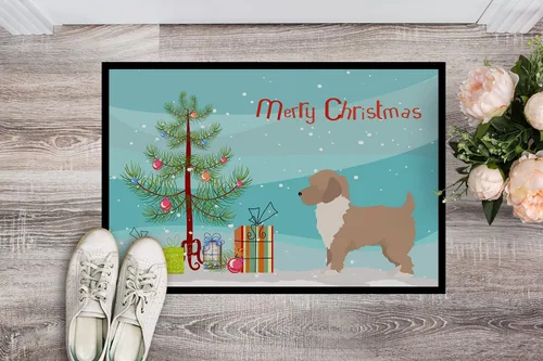 Miniatura 129 de Caroline's Treasures CK3799MAT Akita Shepherd - Tapete de árbol de Navidad de 18 x 27 pulgadas, tapete para puerta delantera, interior y exterior