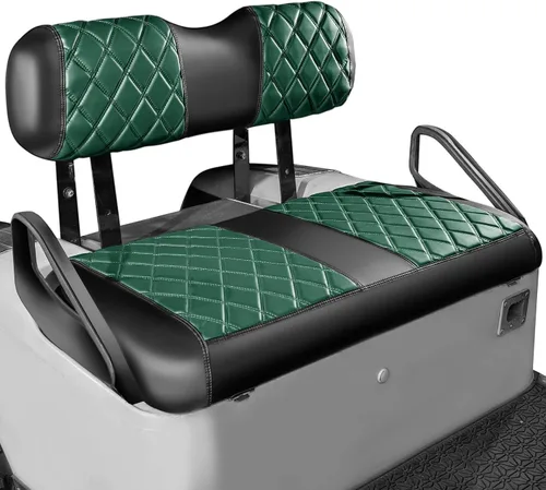 Miniatura 14 de NOKINS Juego de Fundas de Asiento de Diamante para Carrito de Golf, Compatible con EZGO TXT 1994-2013/EZGO RXV Almohada de Asiento Delantero