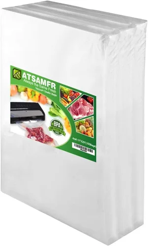 Miniatura 8 de Bolsas de alimentos selladoras al vacío de 4 mil de 100 galones de 11 x 16 pulgadas sin BPA, resistentes, ideales para almacenamiento de aspiradora