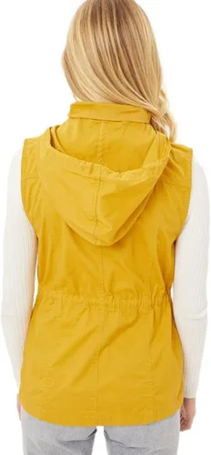 Miniatura 8 de Chaleco utilitario de algodón Anorak sin mangas con capucha para mujer