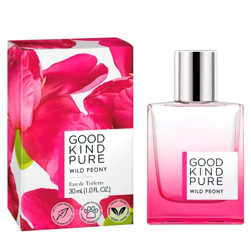 Miniatura 3 de Good Kind Pure Wild Peony Eau de Toilette Spray – Fragancia vibrante y floral – Notas de peonía y pomelo rosa – Fórmula limpia, vegana y duradera