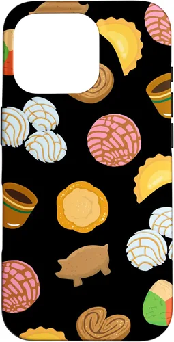 Miniatura 19 de Conchas Pan Dulce Pattern Black Phone Case Latina Gift Case Case for iPhone 17