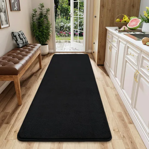Miniatura 58 de Alfombra de pasillo lavable AROGAN de 2x8 para pasillo, alfombras largas con suave espuma viscoelástica para dormitorio, alfombras antideslizantes