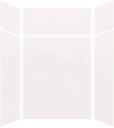 Miniatura 19 de Transolid EWKX483696-41 Expressions - Kit de pared de ducha de 6 paneles con extensión, 36 pulgadas de largo x 48 pulgadas de ancho x 96 pulgadas