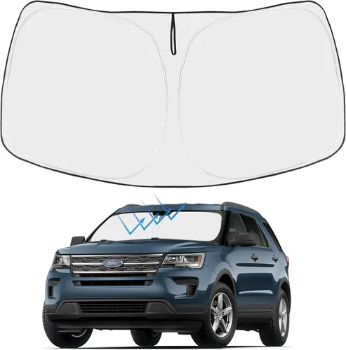 Miniatura 130 de Proadsy Parasol para parabrisas actualizado 2025, ajuste personalizado Dodge RAM 1500 2Dr 2019-2024 2025, 4 capas, plegable, protector de parasol