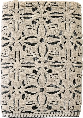 Miniatura 16 de SKL Home Nador Jacquard - Toalla de baño, color negro