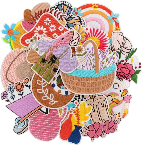 Miniatura 16 de 12 Piezas de parches para planchar de Halloween, parches bordados para coser o planchar para sombreros, ropa, jeans, pantalones, chaquetas, mochilas