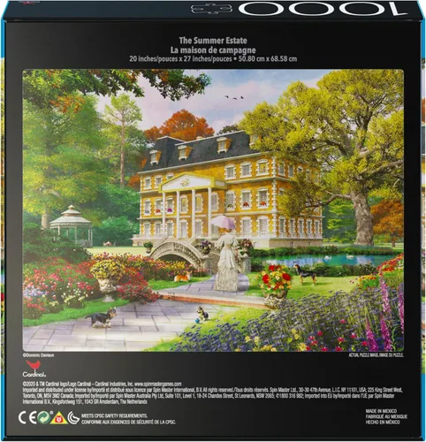 Miniatura 6 de Paquete de 2 rompecabezas de 1000 piezas, Pine Cabin y Summer Estate Puzzles para adultos y niños a partir de 8 años, exclusivo de Amazon Cabaña