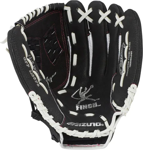 Miniatura 2 de Mizuno Prospect Finch Juvenil Tela Trident Blanco/Negro/Rosa