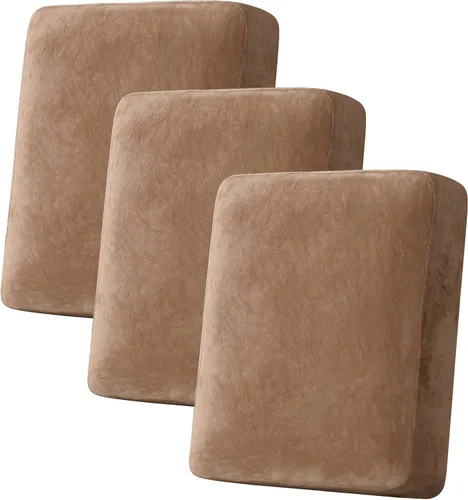 Miniatura 159 de H.VERSAILTEX Funda de cojín elástica de terciopelo para sofá, funda de cojín de felpa para cojines de silla, protector de muebles, cojín de asiento