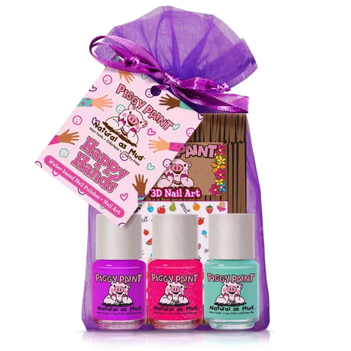 Miniatura 10 de Piggy Paint 4 Esmaltes Neón Set de Caja (¡Bonificación: ¡Resplandor Blacklight!)