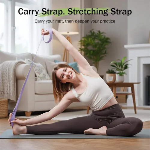 Miniatura 5 de Slim Panda Yoga Mat Straps for Carrying, Adjustable Yoga Mat Carrier Sling Fits All Mats(Mat Not Included)