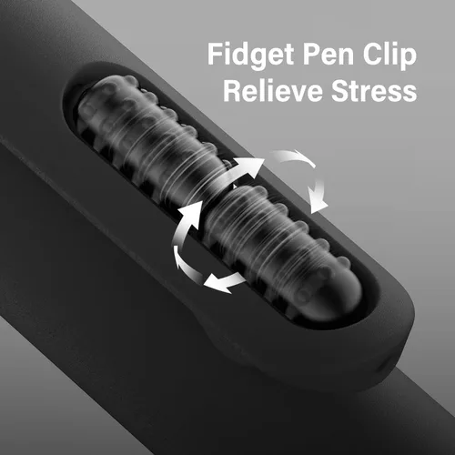 Miniatura 5 de Paquete de 8 bolígrafos de gel negro, punta media de 0.028 in, bolígrafos de tinta retráctiles de secado rápido para escritura suave, suministros