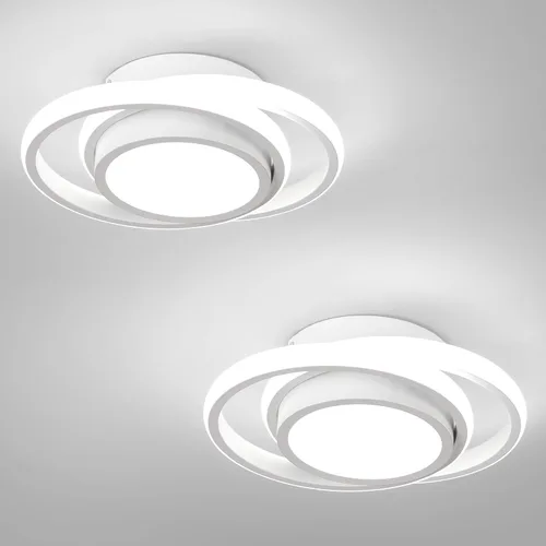 Miniatura 11 de CANEOE Lámpara de Techo LED Pequeña y Moderna, Dorada Redonda, Accesorios de Luz de Pasillo para Techos, Lámparas de Techo Interiores para Pasillo