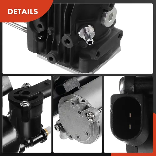 Miniatura 8 de A-Premium Bomba de compresor de suspensión neumática compatible con BMW E70 X5 2007-2013, E71 X6 2008-2014, Sport Utility, Replace# 37206789938