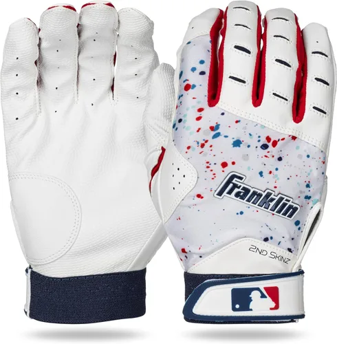 Miniatura 11 de Franklin Sports MLB 2nd Skinz Guantes de Bateo - Adultos y Jóvenes Béisbol y Sóftbol - Guantes de Béisbol, Teeball y Sóftbol para Hombres y Niños