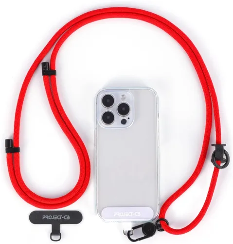 Miniatura 11 de Cordón para teléfono celular 1, Pestaña de sujeción para teléfono 2, Correa cruzada para teléfono, Cordones para alrededor del cuello, Correa Negro-b