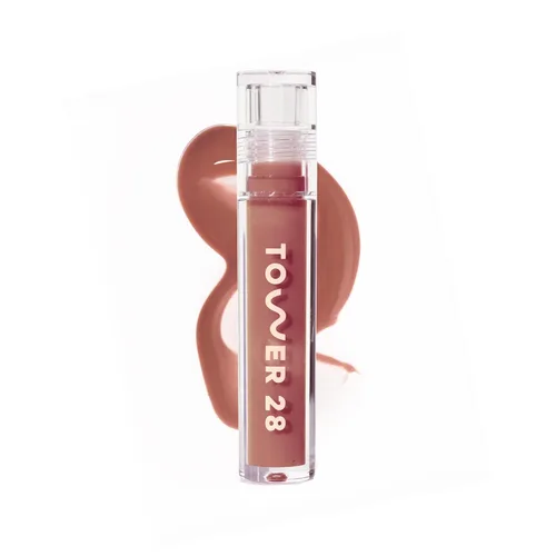 Miniatura 17 de Tower 28 ShineOn Jalea de Labios Lechosa, ALMOND, No Pegajosa, Brillo Labial Vegano Hidratante en Chocolate Lechoso, Aceite de Semilla