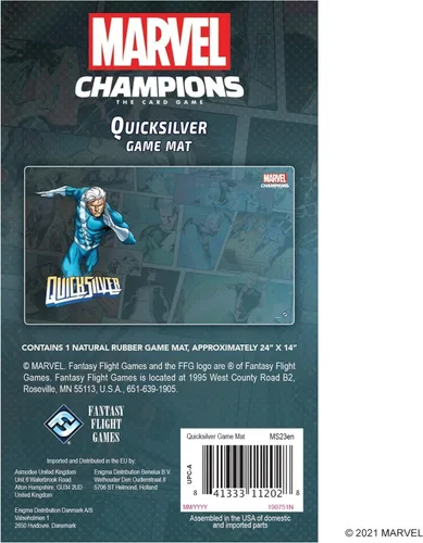 Miniatura 3 de Marvel Champions: Alfombrilla de juego Quicksilver