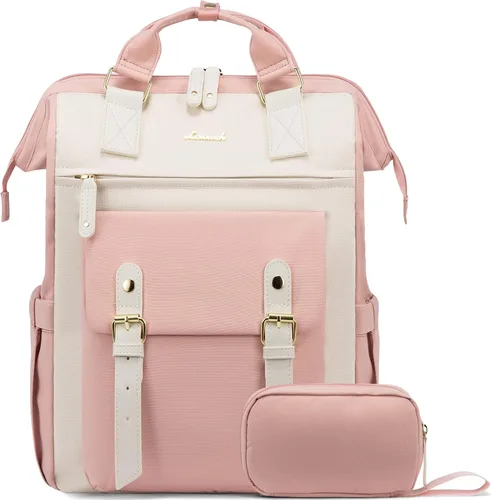 Miniatura 24 de LOVEVOOK - Mochila para laptop, para viaje de trabajo, bolso de enfermera, profesor, médico, viajero, para computadora de negocios, mochila