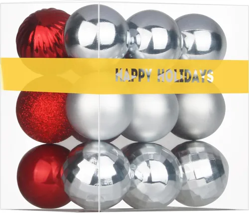 Miniatura 46 de Bolas de Navidad Grandes de 3.2" en Azul Bebé - Adornos para Árbol de Navidad, Bolas Colgantes Inastillables para Cumpleaños, Halloween, Boda