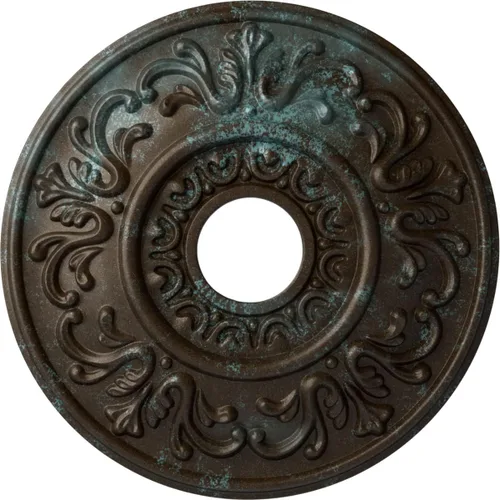 Miniatura 43 de Ekena Millwork CM18VLFCS Medallón de Techo de Valeta, Cobre Flash