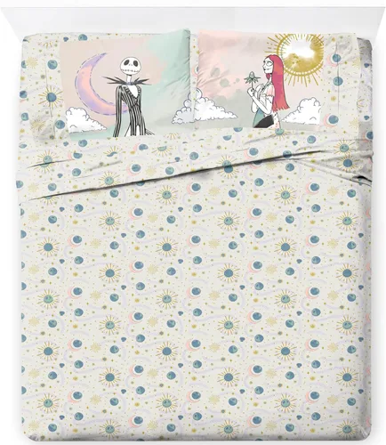 Miniatura 23 de Jay Franco - Juego de sábanas con funda ajustada, sábanas planas y funda para almohada - Ropa de cama ultrasuave con funda para almohada para Beige
