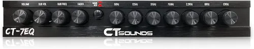 Miniatura 3 de CT Sounds CT-7EQ 7 Band 1/2 Din Ecualizador de audio paramétrico para coche