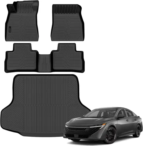 Miniatura 24 de Auxko All Weather Floor Mats Cargo Mat with Backrest Mat for Nissan Pathfinder 2022-2025 2026 TPE Liners Accessories Guard Odorless Anti-Slip Floor