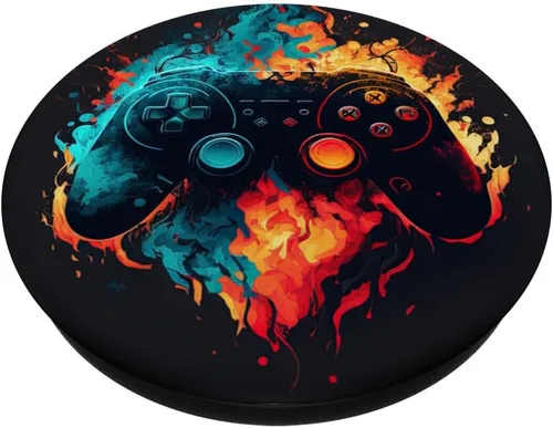 Miniatura 2 de Controlador de videojuegos para jugadores para un divertido y genial adolescente niño niña PopSockets estándar PopGrip
