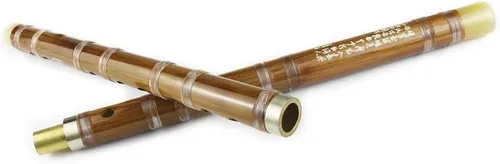 Miniatura 4 de C Key Dizi - Flauta de bambú amargo para principiantes con membrana gratis, pegamento y protector Set de instrumento chino tradicional