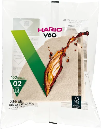 Miniatura 21 de Hario V60 - Filtro de café de papel, tamaño 01, blanco, caja de 40 unidades (paquete de 3)