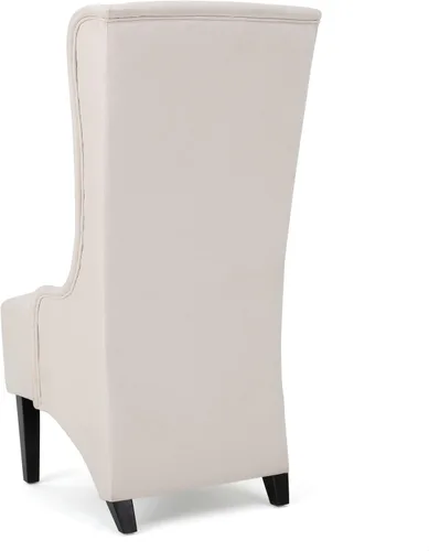 Miniatura 6 de Christopher Knight Home Callie Silla de comedor de tela, beige, 23.25 x 28.75 x 46.25 pulgadas